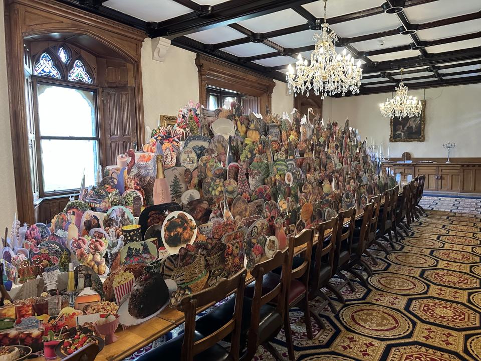 Eight meters long 3D collage